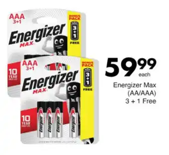Save Hyper Energizer Max AA/AAA offer