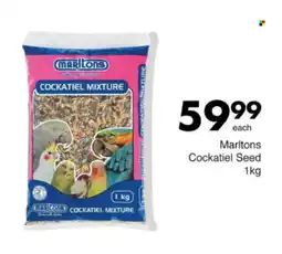 Save Hyper Marltons Cockatiel Seed offer