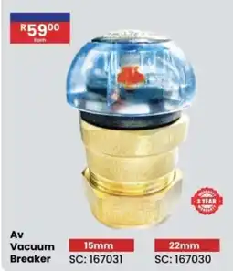 Africa Cash and Carry Av Vacuum Breaker offer