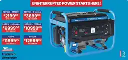 Africa Cash and Carry Tradepro Generator offer