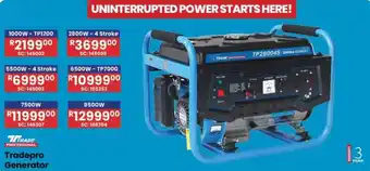 Africa Cash and Carry Tradepro Generator offer