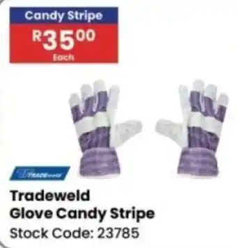 Africa Cash and Carry Tradeweld Glove Candy Stripe offer