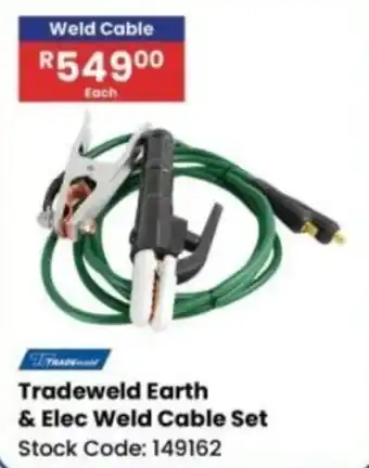 Africa Cash and Carry Tradeweld Earth & Elec Weld Cable Set offer