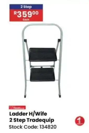 Africa Cash and Carry Tradequip Ladder H/Wife 2 Step offer