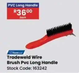 Africa Cash and Carry Tradeweld Wire Brush Pvc Long Handle offer