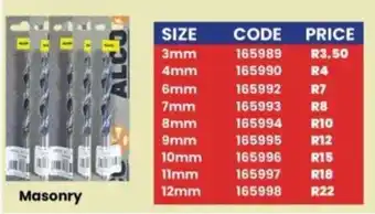 Africa Cash and Carry Alco drill bit masonry offer