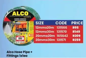 Africa Cash and Carry Alco Hose Pipe + Fittings offer