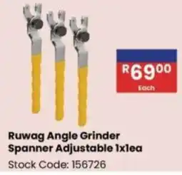 Africa Cash and Carry Ruwag Angle Grinder Spanner Adjustable offer