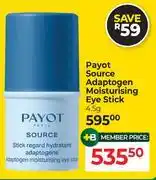 Dis-Chem Payot Source Adaptogen Moisturising Eye Stick-4.5g offer