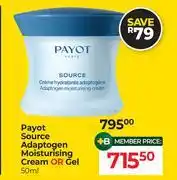 Dis-Chem Payot Source Adaptogen Moisturising Cream Or Gel-50ml Each offer