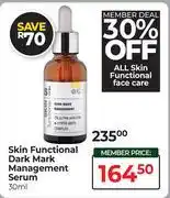 Dis-Chem Skin Functional Dark Mark management Serum-30ml offer
