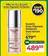 Dis-Chem Eucerin Even Pigment Perfector Dual Serum-30ml offer
