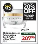 Dis-Chem Christian Laurent Rejuvenating Day & Night Lifting Cream-50ml offer