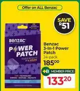 Dis-Chem Benzac 3 In 1 Power Patch 24 Pack offer