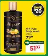 Dis-Chem Afri Pure Body Wash-500ml offer