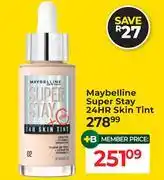 Dis-Chem Maybelline Super Stay 24HR Skin Tint offer
