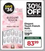 Dis-Chem Elegant Touch French Nails 24 Nails offer