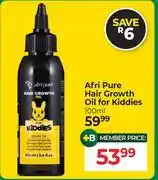 Dis-Chem Afri Pure Hair Growth Oil For Kiddies-100ml offer