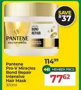 Dis-Chem Pantene Pro V Miracles Bond Repair Intensive Hair Mask-300ml offer