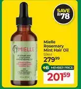 Dis-Chem Mielle Rosemary Mint Hair Oil-59ml offer