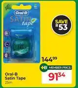 Dis-Chem Oral-B Satin Tape 25m offer
