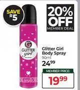 Dis-Chem Glitter Girl Body Spray-90ml offer