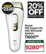 Dis-Chem Braun Silk Expert IPL Hair Removal System offer