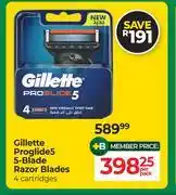 Dis-Chem Gillette Proglide5 5-Blade Razor Blades 4 Cartridges-Per Pack offer