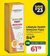 Dis-Chem Lifestyle Health Immune Fizzy 10 Effervescent Tablets offer