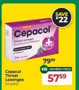 Dis-Chem Cepacol Throat Lozenges 24 Pack offer