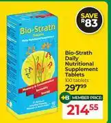 Dis-Chem Bio-Strath Daily Nutritional Supplement Tablets 100 Tablets offer