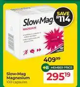 Dis-Chem Slow Mag Magnesium 100 Capsules offer
