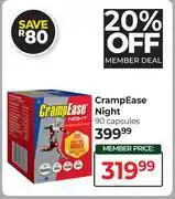 Dis-Chem CrampEase Night 90 Capsules offer