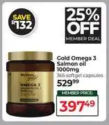 Dis-Chem Dis-Chem Gold Omega 3 Salmon Oil 1000mg 365 Softgel Capsules offer