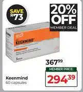 Dis-Chem Keenmind 60 Capsules offer