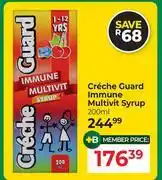 Dis-Chem Creche Guard Immune Multivit Syrup-200ml offer