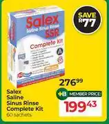 Dis-Chem Salex Saline Sinus Rinse Complete Kit 60 Sachets offer