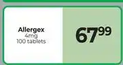 Dis-Chem Allergex 4mg 100 Tablets offer