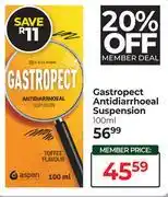 Dis-Chem Gastropect Antidiarrhoeat Suspension-100ml offer