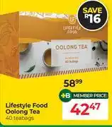 Dis-Chem Lifestyle Food Oolong Tea-40 Teabags offer