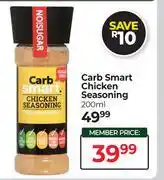 Dis-Chem Carb Smart Chicken Seasoning-200ml offer