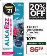 Dis-Chem Alka Fizz Effervescent Grannules-120g offer