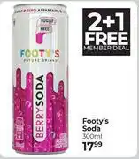Dis-Chem Footy's Soda-300ml offer