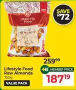 Dis-Chem Lifestyle Food Raw Almonds-750g offer
