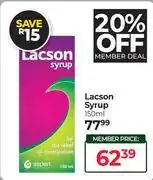 Dis-Chem Lacson Syrup-150ml offer