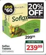 Dis-Chem Soflax Tablets-200 Tablets offer