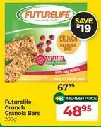 Dis-Chem FutureLife Crunch Granola Bars-200g offer