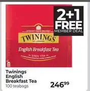 Dis-Chem Twinings English Breakfast Tea-100 Teabags offer