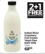 Dis-Chem Indezi River Creamery Full Cream Yeast-Free Kefir Milk-1Ltr offer