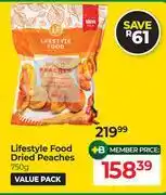 Dis-Chem Lifestyle Food Dried Peaches-750g offer